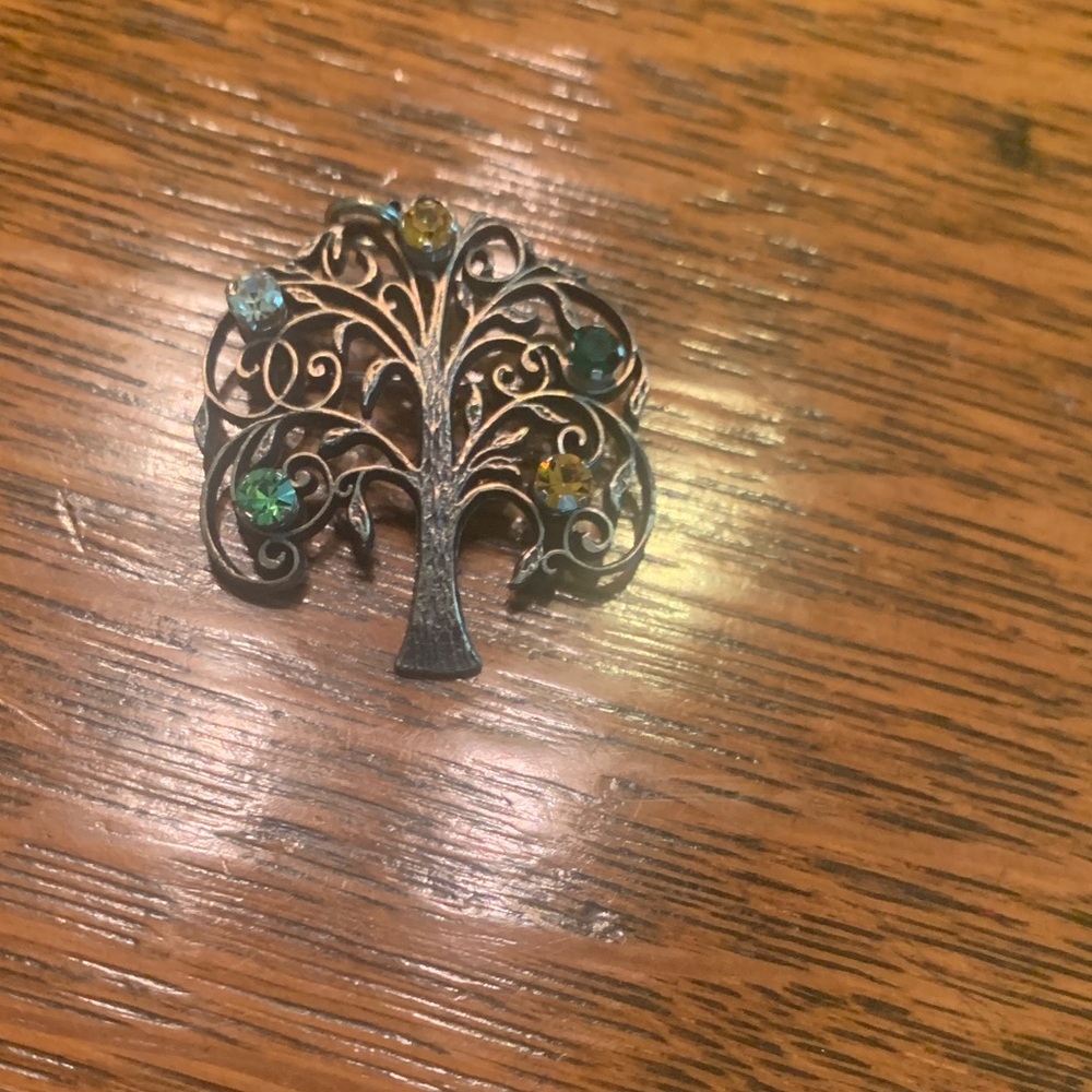 Vintage Anson Sterling tree of life